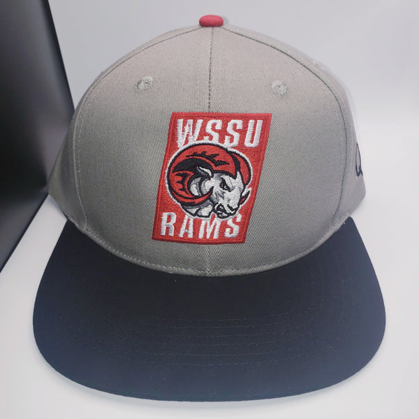 Winston Salem State University -RAMS- (SnapBack) - Gray