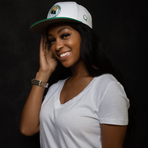 Norfolk State University -Spartans- (SnapBack) - White